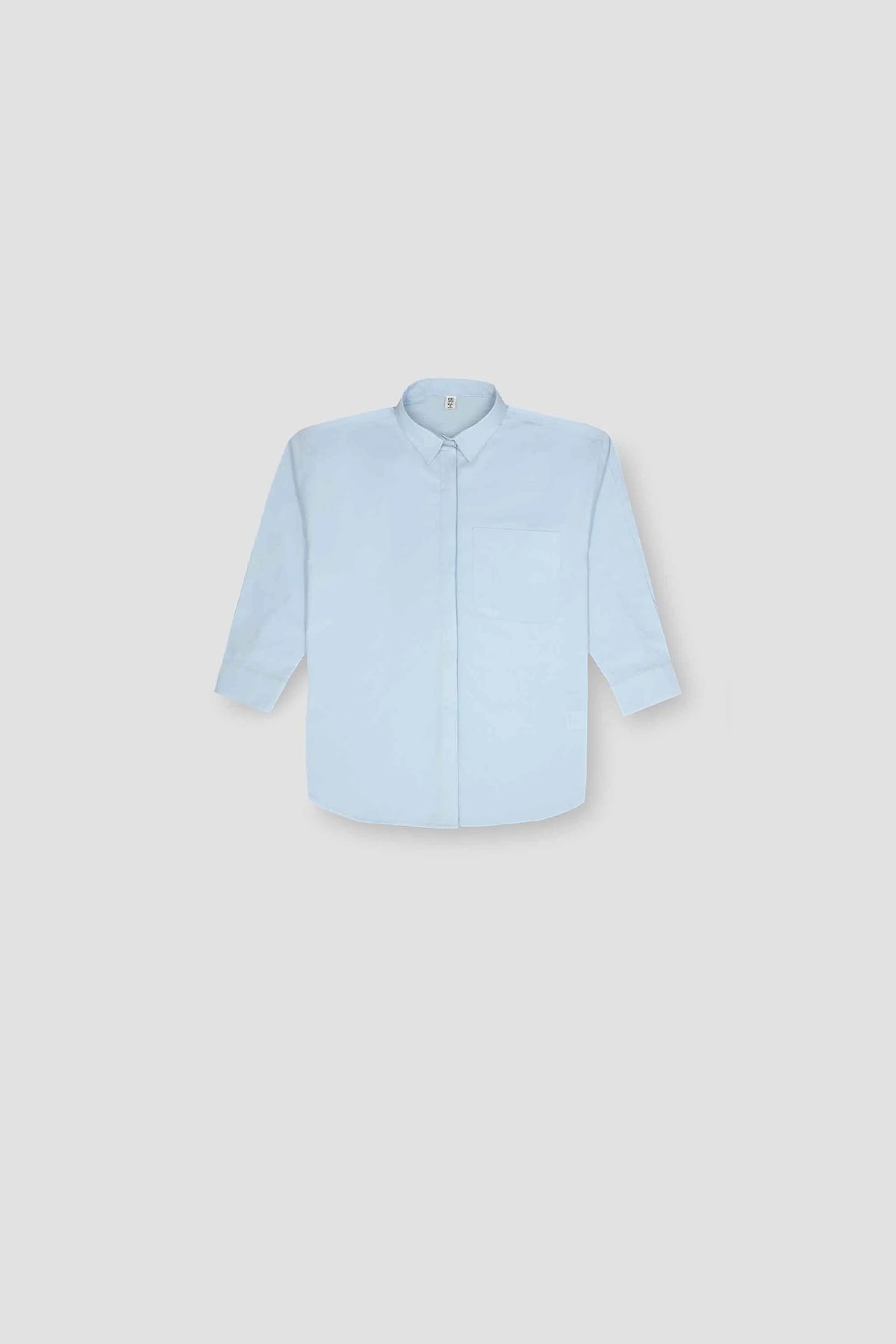 Solid Shirt For Girl - Light Blue