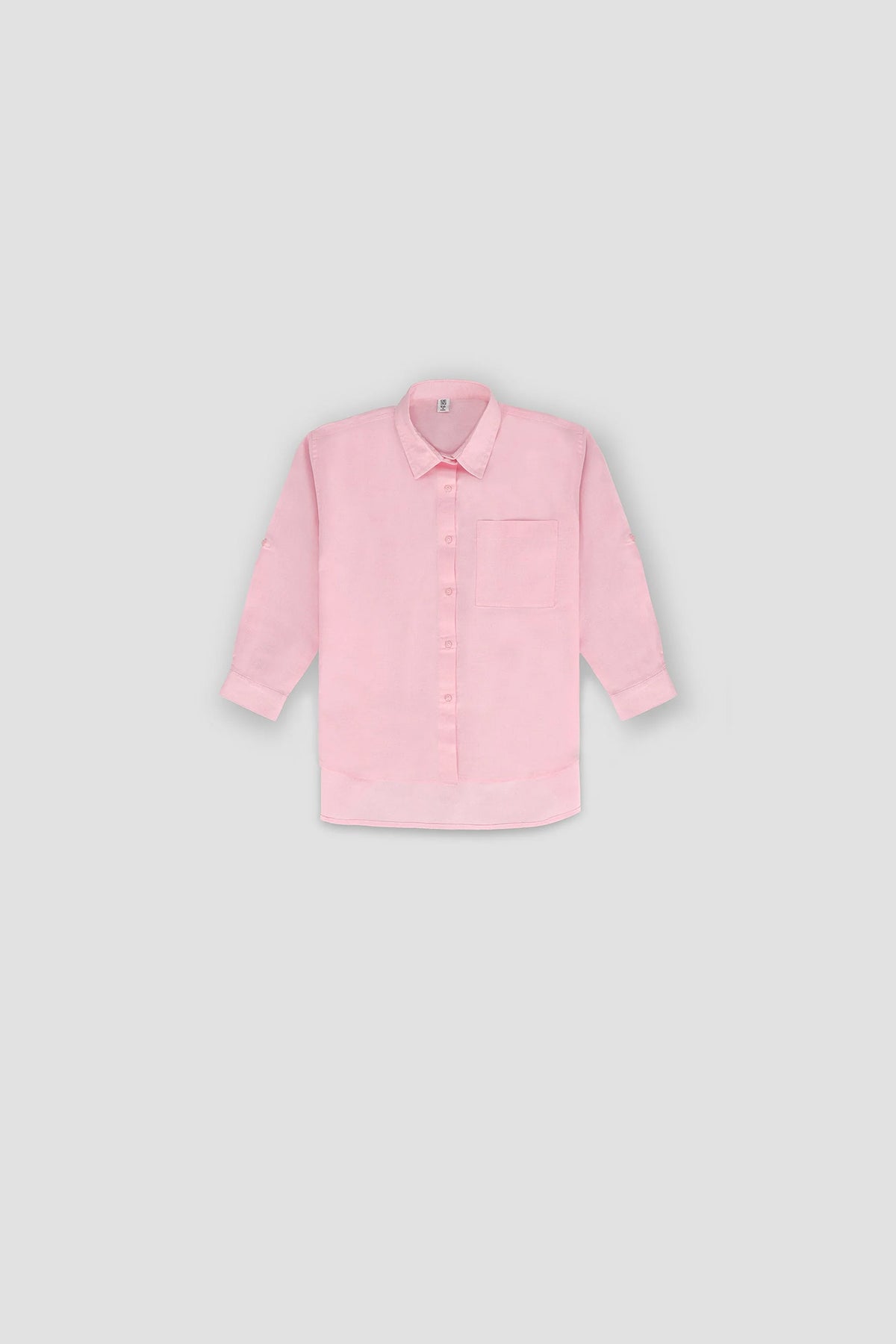 Solid Shirt For Girl - Pink