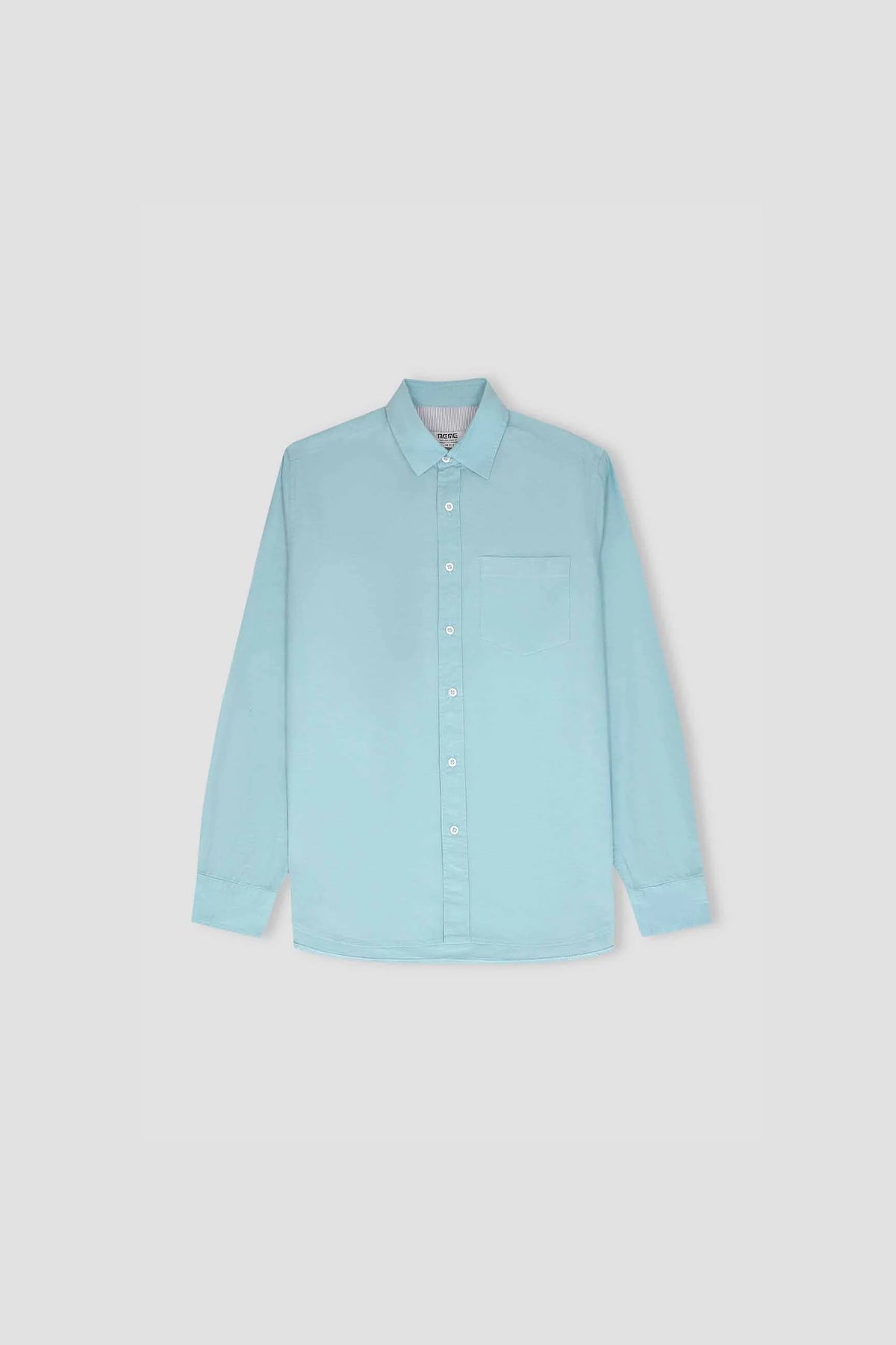 Solid Shirt For Men - Light Blue