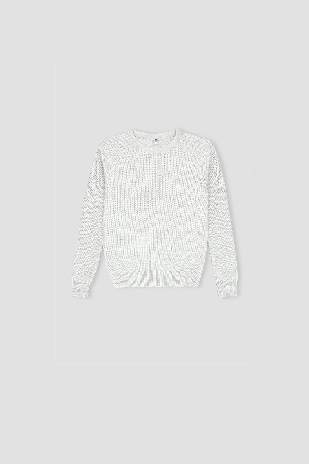 Solid Sweater For Girl - Ecru