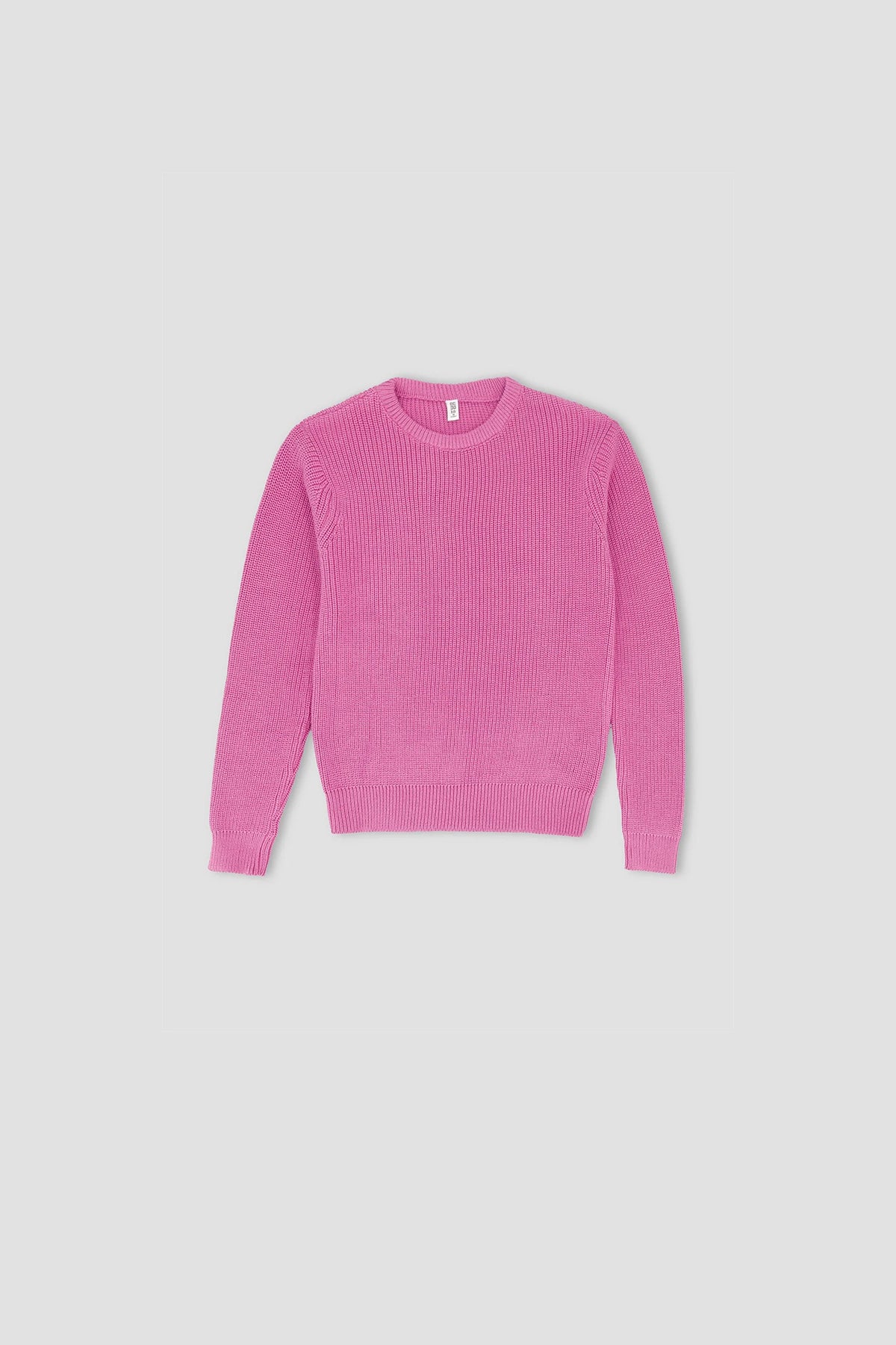 Solid Sweater For Girl - Pink