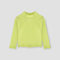Solid T-Shirt For Baby Girl - Lime - MEME