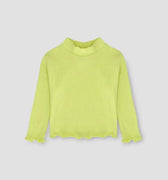 Solid T-Shirt For Baby Girl - Lime - MEME