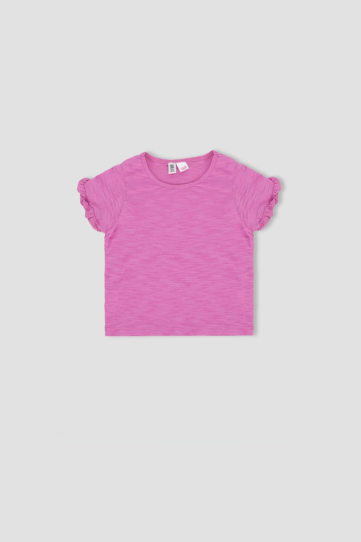 Solid T-Shirt For Baby Girl - Orchid