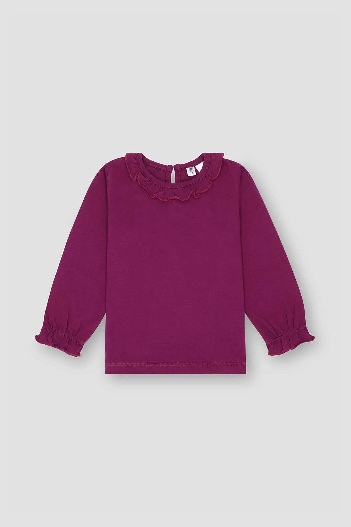 Solid T-Shirt For Baby Girl - Purple
