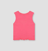 Solid Tank Top For Girl - Pink - MEME