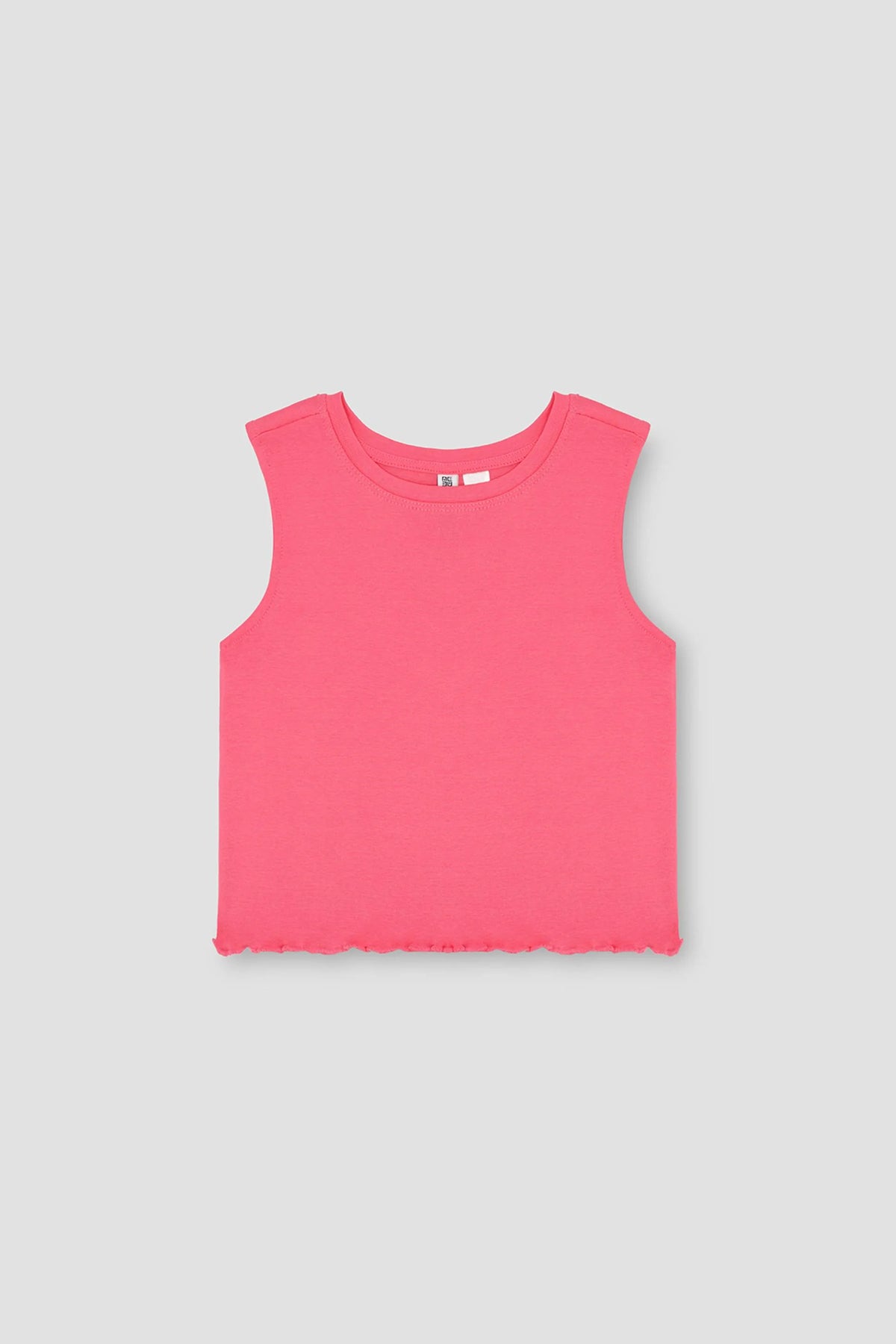 Solid Tank Top For Girl - Pink