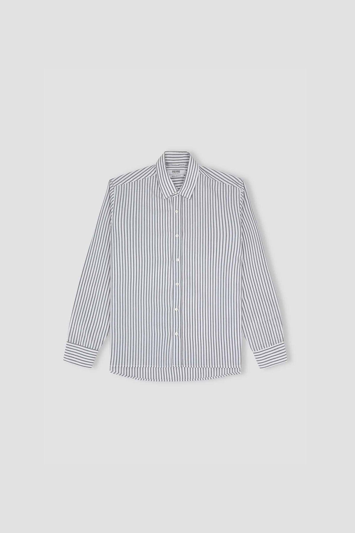 Stripe Shirt For Men - Black