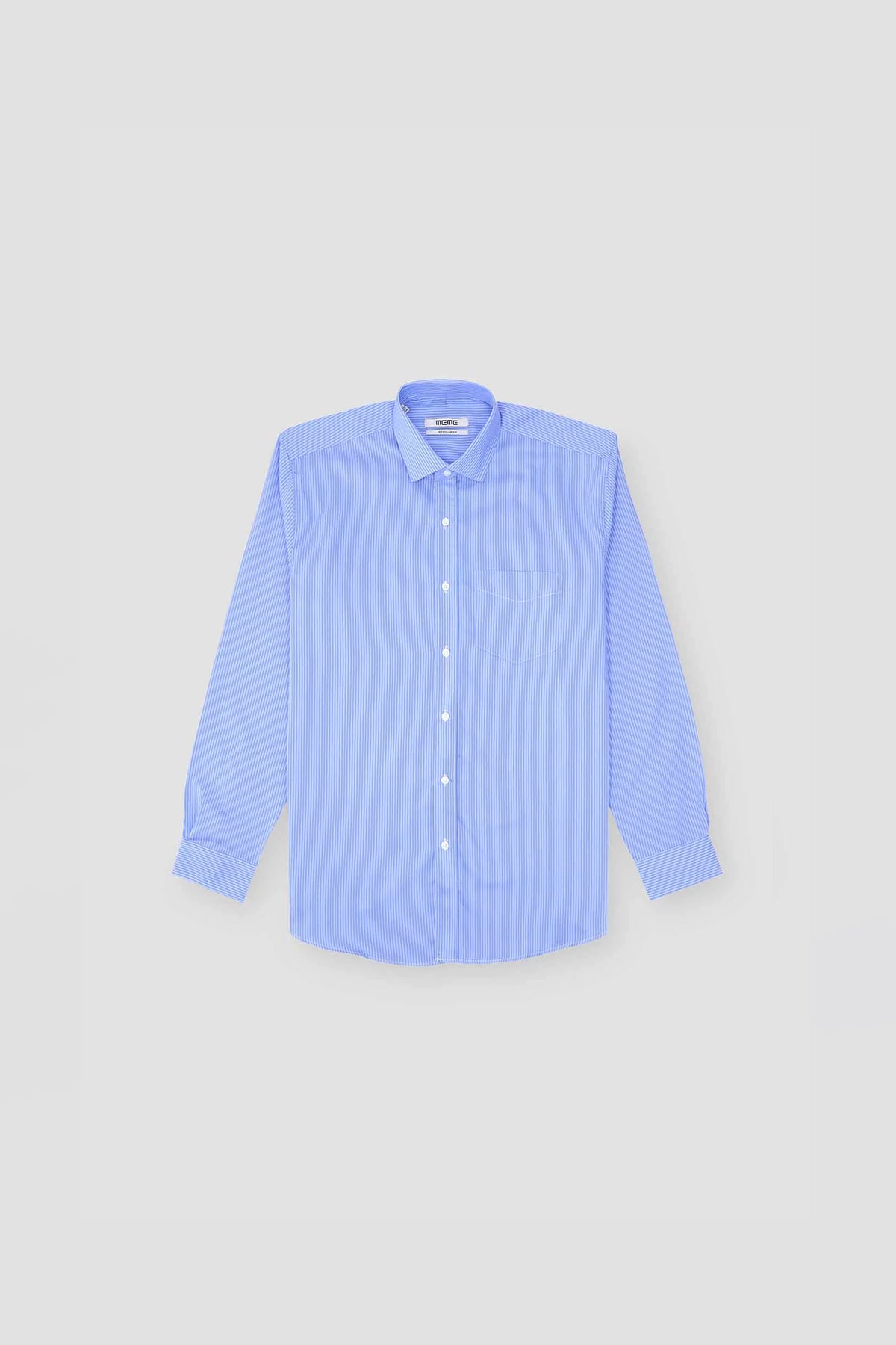 Stripe Shirt For Men - Mid Blue