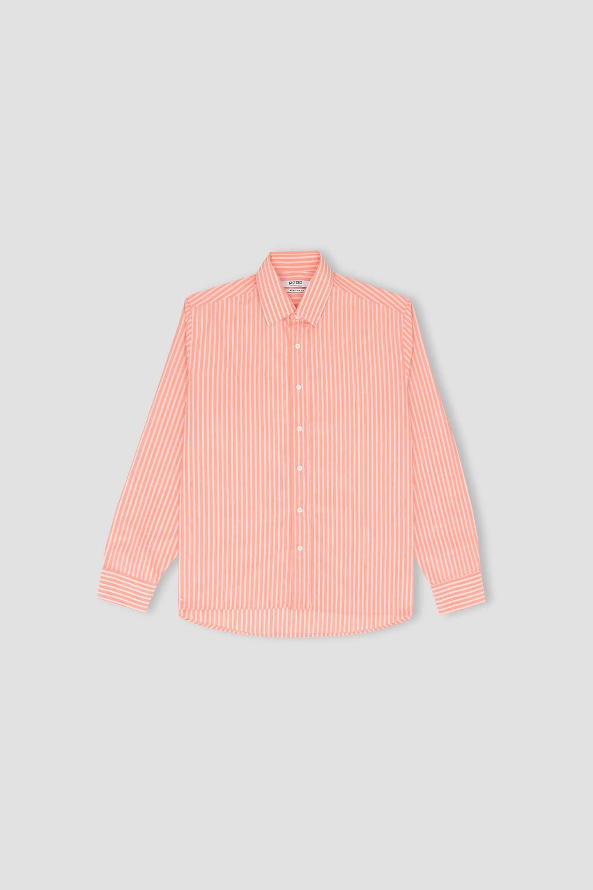 Stripe Shirt For Men - Peach