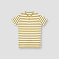 Stripe T-Shirt For Men - Khaki - MEME