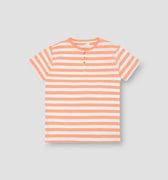 Striped T-Shirt For Boy - Salmon - MEME