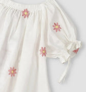 Printed Blouse For Baby Girl - White - MEME