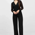 Solid Jumpsuit For Women - Black - MEME