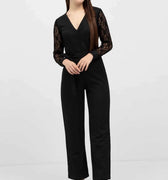 Solid Jumpsuit For Women - Black - MEME