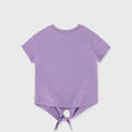 Typography T-Shirt For Baby Girl - Violet - MEME