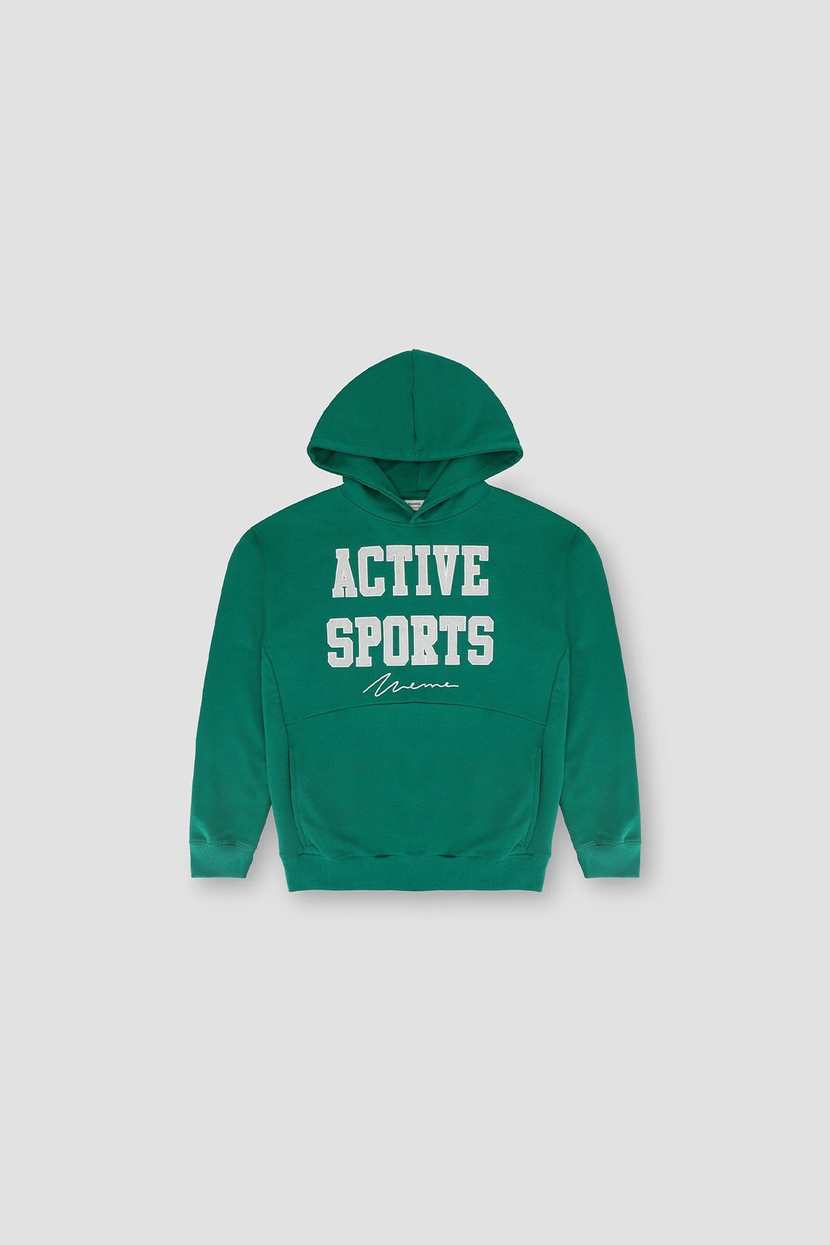 Typogrphy Hoodie For Men - Green