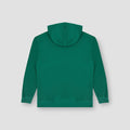 Typogrphy Hoodie For Men - Green back side