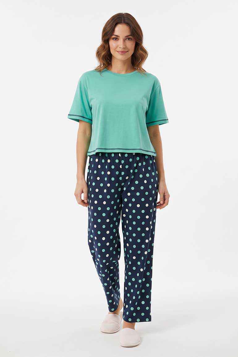PRINTED PJ SET FOR WOMEN