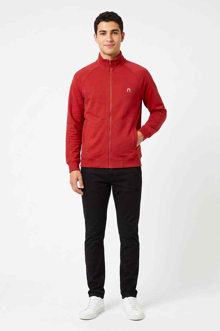ZIP-UP SWEAT JACKET FOR MEN