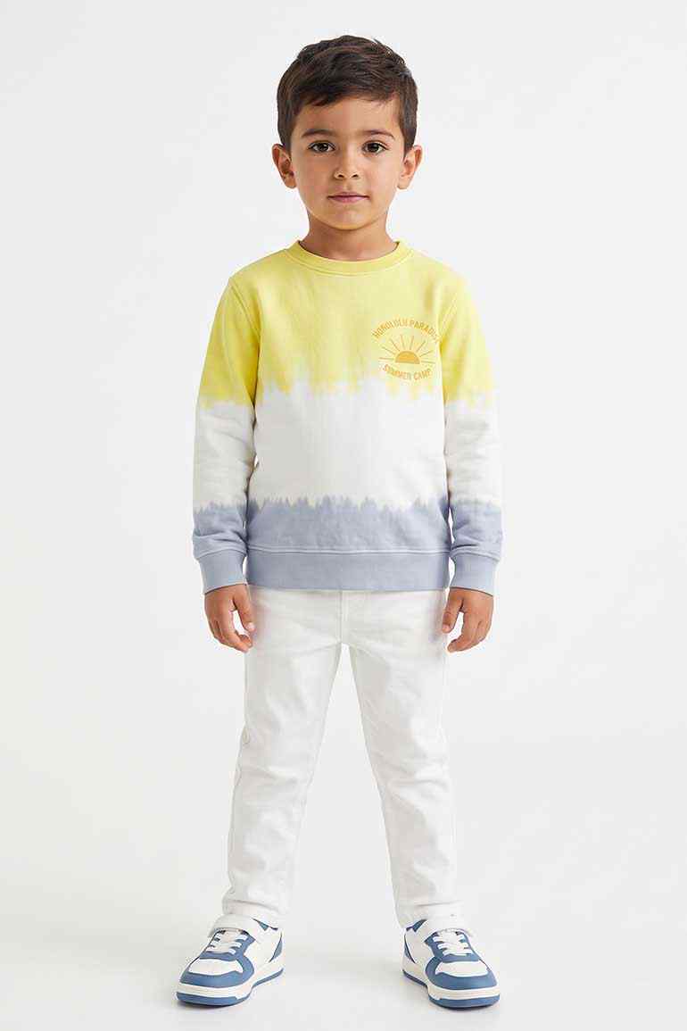 TIE DYE SWEATSHIRT FOR BABY BOYS