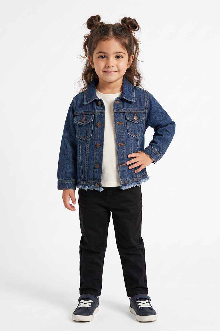 DENIM JACKET FOR BABY GIRLS