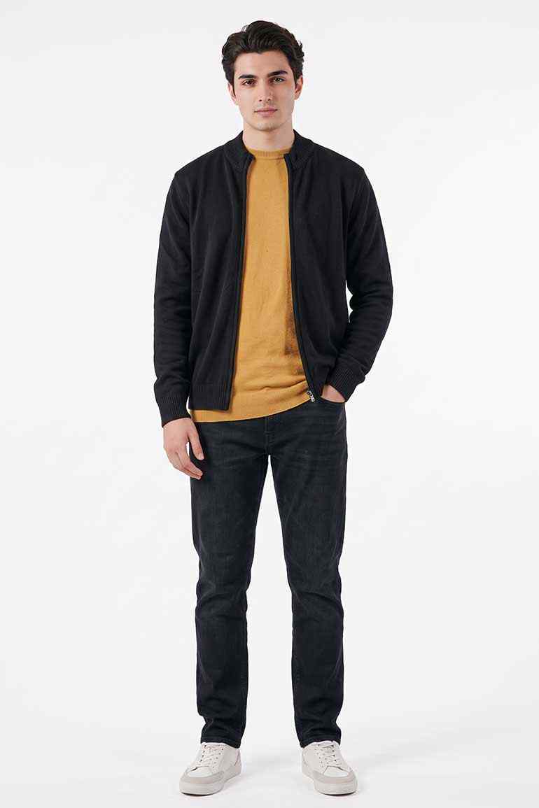 ZIPPER CARDIGAN FOR MEN