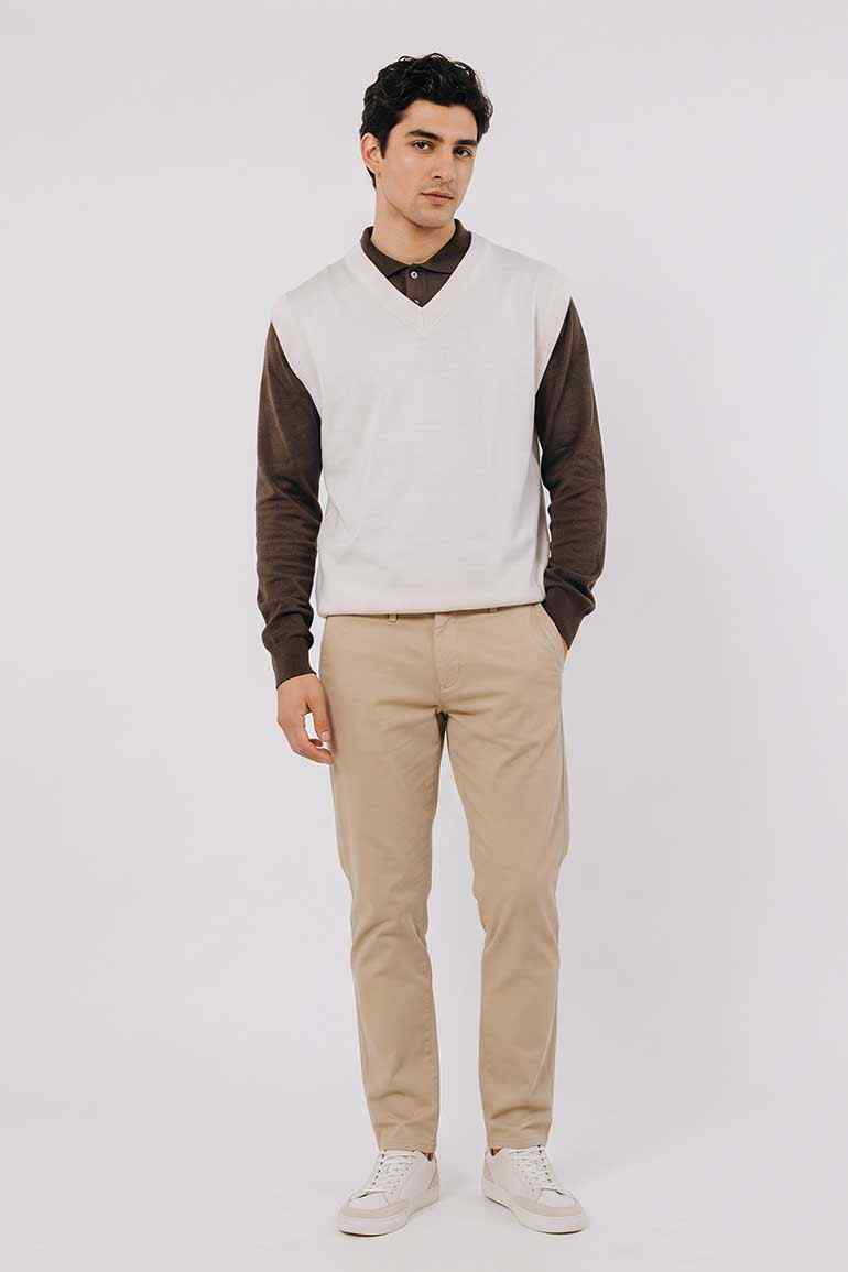 VEST V-NECK SWEATER FOR MEN