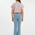 Printed Shirt For Girl - Red - MEME
