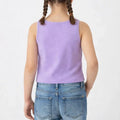 Solid T-Shirt For Girl - Purple - MEME