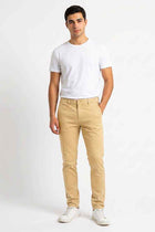 BASIC REGULAR FIT CHINOS FOR MEN