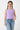 Solid T-Shirt For Girl - Purple - MEME