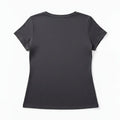 V-Neck Basic T-Shirt for Women - Slate Grey Side View | MEME
