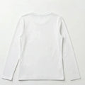 V-Neck Long Sleeve T-Shirt for Women - White - MEME