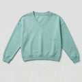 V-Neck Sweatshirt For Women - Green - MEME