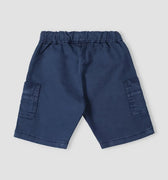 Cargo Poplin Short For Baby Boy - Navy - MEME