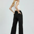 Wide-Leg Jeans For Women - Black - MEME