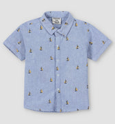 Ship Chambray Shirt For Baby Boy - Blue - MEME