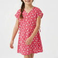 Printed Dress For Girl - Pink - MEME