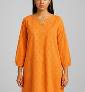 Dress for Women - Raw Sienna Model Front Side