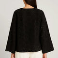 Embroidered Shirt for Women - Black - MEME