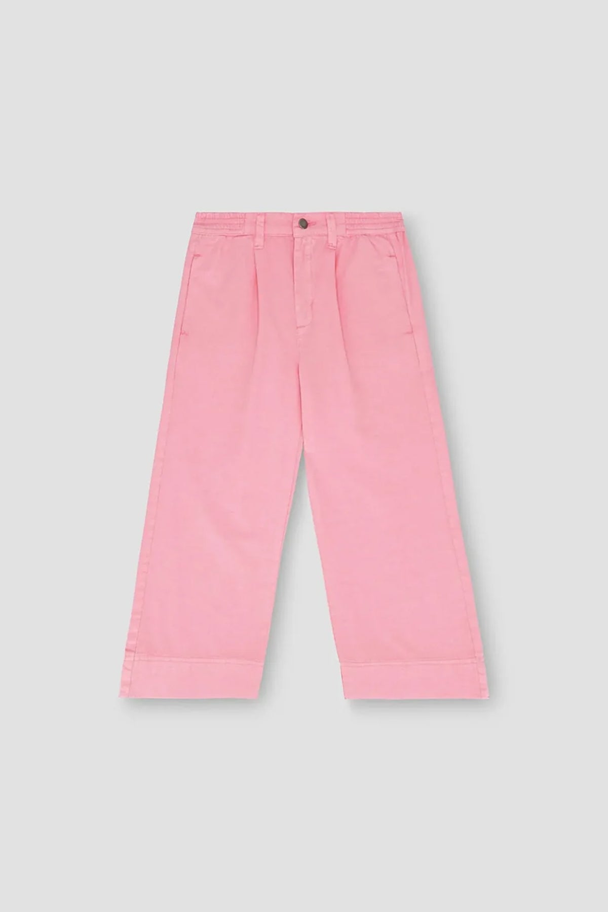 Wide Leg Chino For Girl - Mauve