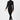 Zip-Up Activewear Jacket For Women - Black - MEME