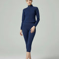 Zip-Up Activewear Jacket For Women - Navy - MEME