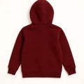 Zip-Up Hoodie For Girls - Rose Wine - MEME