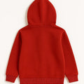 Zip-Up Hoodie For Girls - Red - MEME