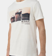 Printed T-Shirt For Men - Ecru - MEME