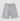 Letter Print Short For Baby Boy - Light Grey - MEME