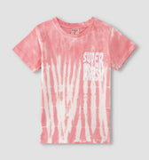 Tie And Dye Typography T-Shirt 