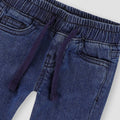 Leo Medium Wash Denim Jogger Pants 